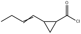 Cyclopropanecarbonyl chloride, 2-(1-butenyl)- (9CI)
