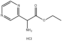 2-氨基-2-(吡嗪-2-基)乙酸乙酯盐酸盐