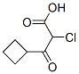 Cyclobutanepropanoic acid, alpha-chloro-beta-oxo- (9CI)