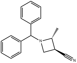 (2S,3R)-1-(diphenylmethyl)-2-methylazetidine-3-carbonitrile，rel-