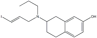 (RS)-TRANS-7-HYDROXY-2-[N-PROPYL-N-(3'-IODO-2'-PROPENYL)AMINO]TETRALIN MALEATE