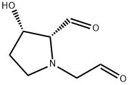 1-Pyrrolidineacetaldehyde, 2-formyl-3-hydroxy-, (2R-cis)- (9CI)