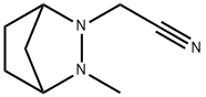 2,3-Diazabicyclo[2.2.1]heptane-2-acetonitrile,3-methyl-(9CI)