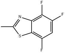 Benzothiazole, 4,5,7-trifluoro-2-methyl- (9CI)