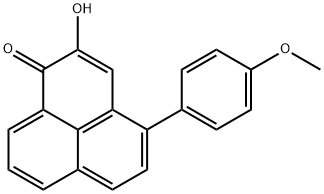 2-羟基-4-(4-甲氧基苯基)-1H-萘嵌苯-1-酮