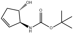 Carbamic acid, (5-hydroxy-2-cyclopenten-1-yl)-, 1,1-dimethylethyl ester, (1S-