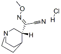 1-Azabicyclo(2.2.2)octane-3-acetonitrile, alpha-(methoxyimino)-, monohydrochloride, (R-(Z))-