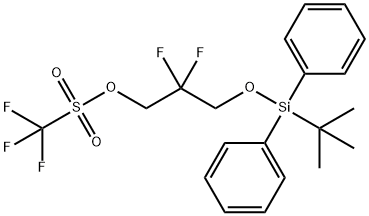 3-((tert-butyldiphenylsilyl)oxy)-2,2-difluoropropyl trifluoromethanesulfonate