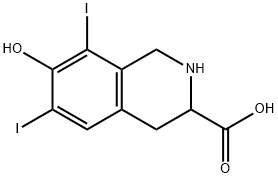 D-7-hydroxy-6,8-diiodo-1,2,3,4-tetrahydroisoquinoline-3-carboxylic acid