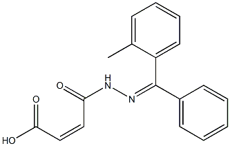 (Z)-3-[[[(2-methylphenyl)-phenyl-methylidene]amino]carbamoyl]prop-2-en oic acid