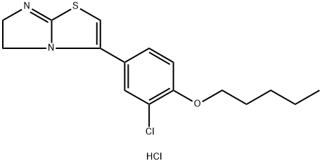 2-(3-chloro-4-pentoxy-phenyl)-4-thia-1,6-diazabicyclo[3.3.0]octa-2,5-d iene hydrochloride