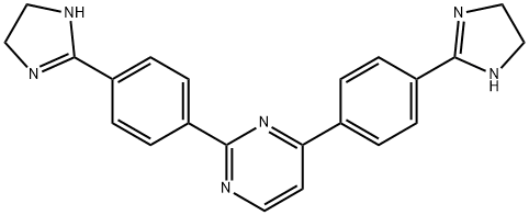2,4-bis[4-(4,5-dihydro-1H-imidazol-2-yl)phenyl]pyrimidine