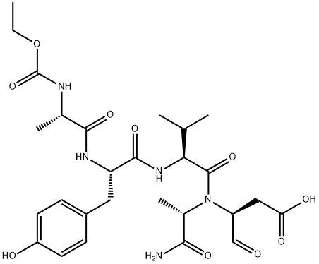 ETHOXYCARBONYL-ALA-TYR-VAL-ALA-ASP-ALDEHYDE (PSEUDO ACID)