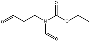 Carbamic  acid,  formyl(3-oxopropyl)-,  ethyl  ester  (9CI)