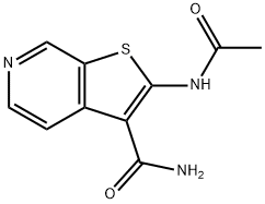 Thieno[2,3-c]pyridine-3-carboxamide, 2-(acetylamino)- (9CI)