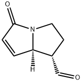 1H-Pyrrolizine-1-carboxaldehyde, 2,3,5,7a-tetrahydro-5-oxo-, (1S-cis)- (9CI)