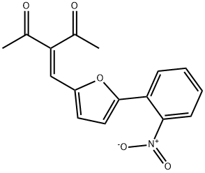 3-[[5-(2-nitrophenyl)furan-2-yl]methylidene]pentane-2,4-dione