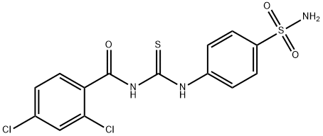 N-({[4-(aminosulfonyl)phenyl]amino}carbonothioyl)-2,4-dichlorobenzamide