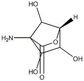 2-Oxabicyclo[2.2.1]heptan-3-one,4-amino-5,6,7-trihydroxy-,[1R-(exo,exo,syn)]-(9CI)