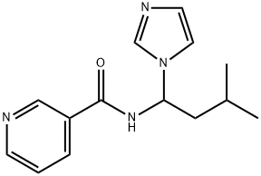 N-(1-Imidazol-1-yl-3-methyl-butyl)-nicotinamide