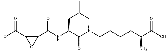 3-[[(1S)-1-[[(5S)-5-amino-5-carboxy-pentyl]carbamoyl]-3-methyl-butyl]c arbamoyl]oxirane-2-carboxylic acid