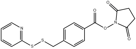 2,5-Dioxopyrrolidin-1-yl 4-[(pyridin-2-yldisulfanyl)methyl]benzoate