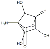 2-Oxabicyclo[2.2.1]heptan-3-one,4-amino-5,6,7-trihydroxy-,[1S-(endo,endo,anti)]-(9CI)