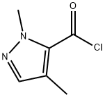 1H-Pyrazole-5-carbonyl chloride, 1,4-dimethyl- (9CI)