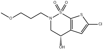 (S)-6-氯-2-(3-甲氧基丙基)-3,4-二氢-2H-噻吩并[3,2-E][1,2]噻嗪-4-醇 1,1-二氧化物
