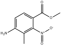 Benzoic acid, 4-amino-3-methyl-2-nitro-, methyl ester (9CI)