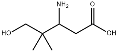 Pentanoic  acid,  3-amino-5-hydroxy-4,4-dimethyl-