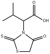 3-甲基-2-(4-氧代-2-硫代噻唑啉-3-基)丁酸