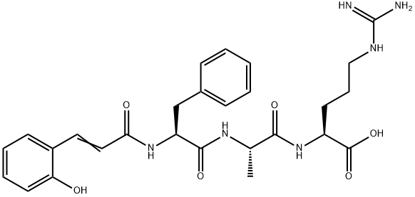 2-coumaroylphenylalanyl-alanyl-arginine