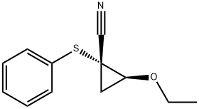 Cyclopropanecarbonitrile, 2-ethoxy-1-(phenylthio)-, cis- (9CI)