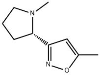 Isoxazole, 5-methyl-3-(1-methyl-2-pyrrolidinyl)-, (S)- (9CI)
