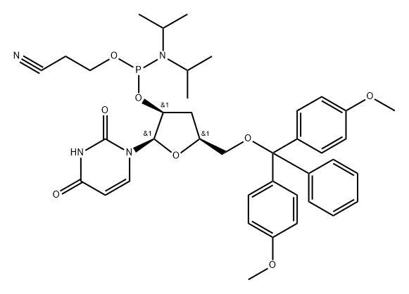 5’-O-DMTr-3’-deoxyuridine 2’-CED phosphoramidite