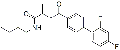 N-Butyl-2',4'-Difluoro-alpha-methyl-gamma-oxo-(1,1'-biphenyl)-4-butanamide, DL-