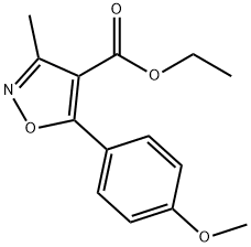 4-Isoxazolecarboxylic acid, 5-(4-Methoxyphenyl)-3-Methyl-, ethyl