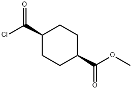 Cyclohexanecarboxylic acid, 4-(chlorocarbonyl)-, methyl ester, cis- (9CI)