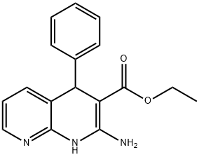 2-氨基-1,4-二氢-4-苯基-1,8-萘啶-3-羧酸乙酯