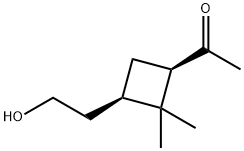 Ethanone, 1-[3-(2-hydroxyethyl)-2,2-dimethylcyclobutyl]-, (1R-cis)- (9CI)