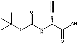 3-Butynoicacid,2-[[(1,1-dimethylethoxy)carbonyl]amino]-,(R)-(9CI)