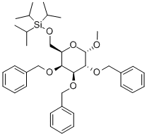 甲基 2,3,4-三-O-(苯基甲基)-6-O-[三(异丙基)硅烷基]-ALPHA-D-吡喃半乳糖苷