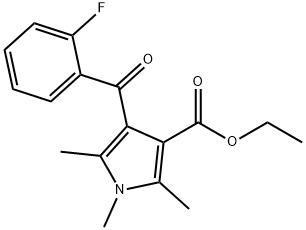 ethyl 4-(2-fluorobenzoyl)-1,2,5-trimethyl-pyrrole-3-carboxylate