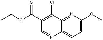 ethyl 4-chloro-6-methoxy-1,5-naphthyridine-3-carboxylate
