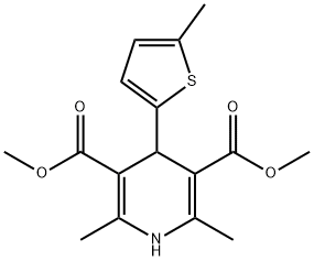 2,6-二甲基-4-(5-甲基-2-噻吩)-1,4-二氢吡啶-3,5-二羧酸二甲酯