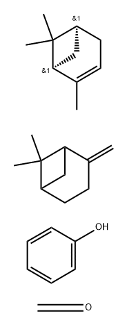 Formaldehyde polymer with 6,6-dimethyl-2-methylenebicyclo[3.1.1]heptane,      phenol and (1S)-2,6,6-trimethylbicyclo[3.1.1]hept-2-ene