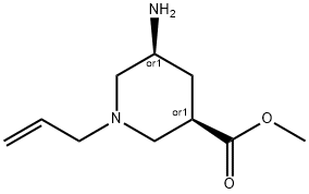 3-Piperidinecarboxylicacid,5-amino-1-(2-propenyl)-,methylester,cis-(9CI)