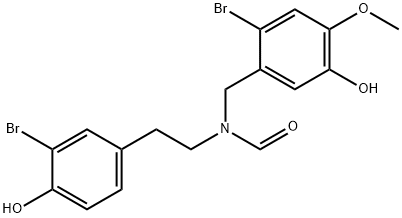 N-(3-Bromo-4-hydroxyphenethyl)-N-(2-bromo-5-hydroxy-4-methoxybenzyl)formamide