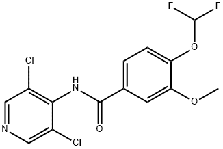 3-甲氧基-N-(3,5-氯-4-吡啶基) -4-二氟甲氧基苯甲酰胺